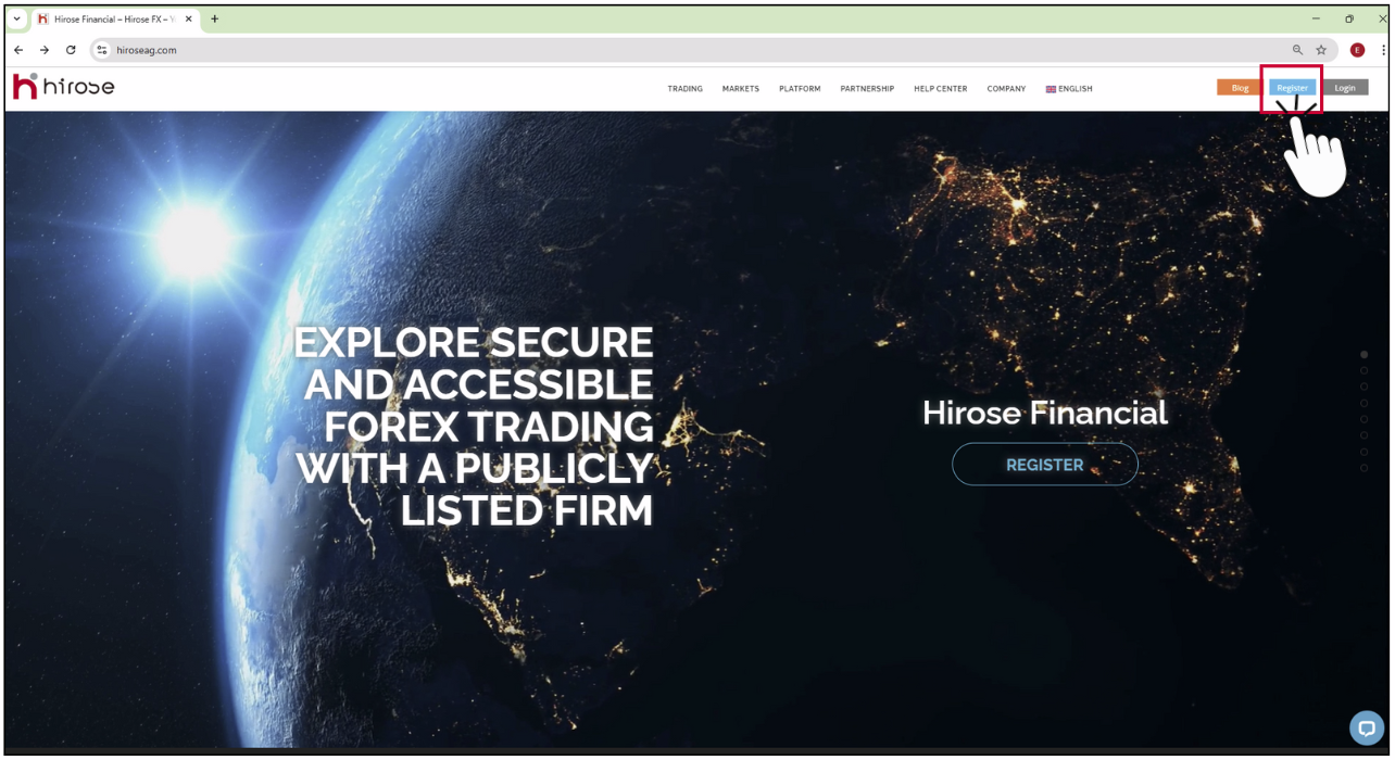 Formulir Register Hirose