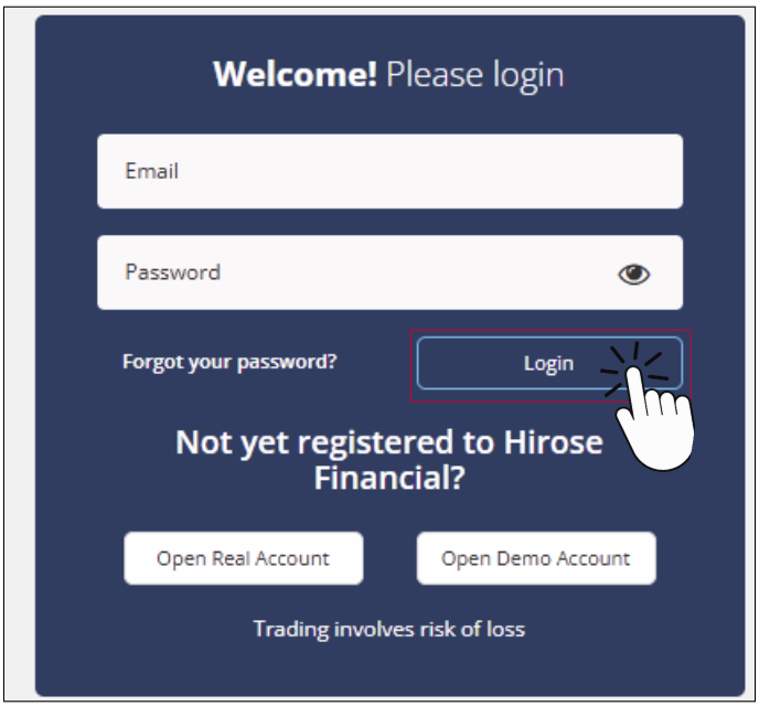 Tampilan Client Portal Hirose